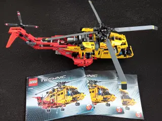 Lego 9396 Technic, redningshelikopter m. motor
