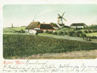 Dybbøl Mølle med tilhørende bygninger. 1903