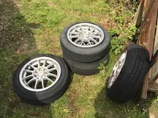 Bil Helårsdæk 155/65 R14 med 5mm Dækmønster 