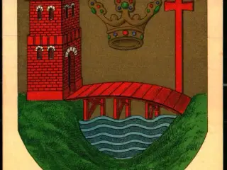 Danske Byvaabner - Køge Byvaaben - Fritz Benzen 29 - Ubrugt