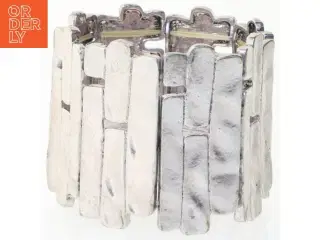 Sølv armbånd (str. Ø 5 cm)