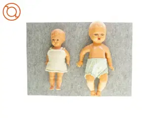 Babydukker med tøj (2 stk)