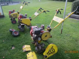 3 stkTexas 5 Hk Havefræsere Model De Luxe
