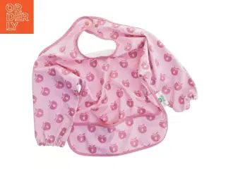 Langærmet baby hagesmæk fra Småfolk (str. 48 cm)