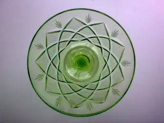 Grøn VINglas dansk RETRO 12 stk. & stjerner