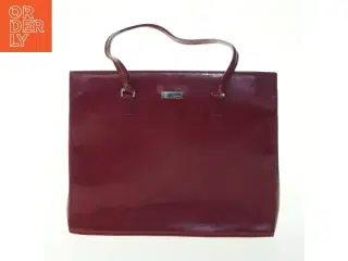 Rød taske fra Lloyd (str. H 28, B 35, D 8 cm)