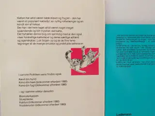 2 stk kattebøger: Kend din kat og Alt om katte.