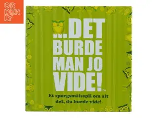 Spil &#39;DET BURDE MAN JO VIDE&#180; (str. 14 x 14 x 4,5 cm)