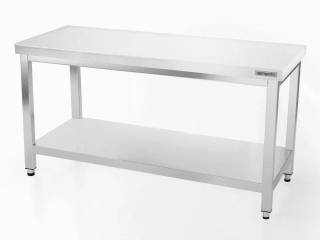 Rustfrit stål arbejdsbord PREMIUM