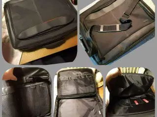 Computertaske i sort 