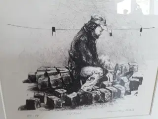 Jørgen Tang Holbek litografi