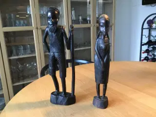 Afrikansk figur mand og kone