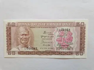 50 Cents Sierra Leone 1984