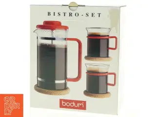 Bodum Bistro stempelkande og kaffeglas sæt fra Bodum (str. 8 kopper)