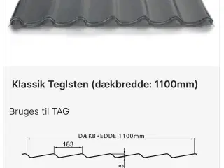 Stål tag /randers tegl 