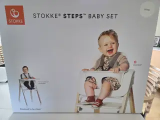 Baby sæt til Stokke stol i hvid nyt