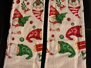 Jule-viskestykke/gæstehåndklæde
