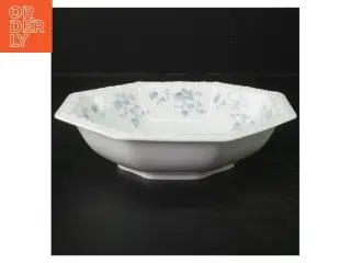 Blåt mønstret porcelænsfad fra Rosenthal (str. Ø. 20 cm)