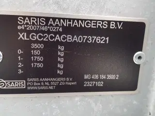Saris Maskintrailer (juletilbud)