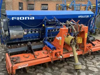 Maschio 3 meter rotorharve med Fiona såmaskine. Velholdt.