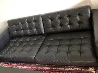 4-pers. lædersofa