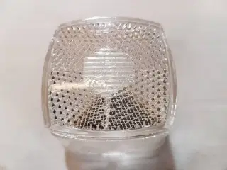 Frontlys lygteglas hvid