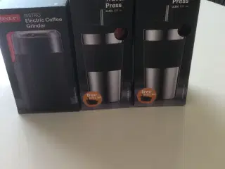 Bodum Bistro Electric Grinder/Vacuum Travel Press