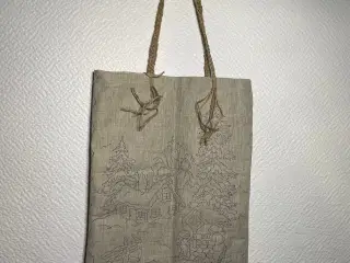 Økologisk taske, med juleprint;) 