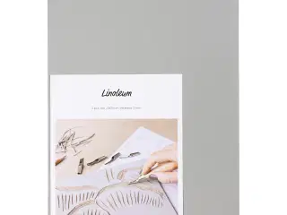 Grå Linoleum Plader 20x30 cm - 2 stk. i Pakke