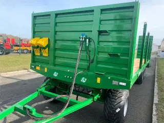 Tinaz 12 tons maskintrailer 8.50 meter lad
