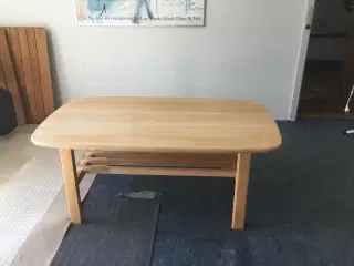 Sofabord sæbebehandlet bøg