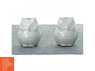 Lysestager med ugle motiv fra Madam Stoltz (str. 9 x 7 cm)