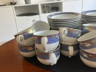 Blå Magnolia – Royal Copenhagen - Kaffestel