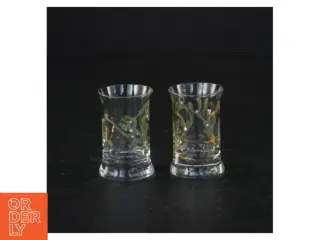 Dekorative glas med mistelten fra Holmegaard (str. 6 x 4 cm)