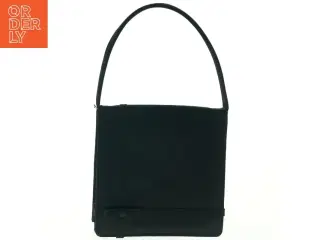 Sort skuldertaske (str. 15,5 x 16 cm)