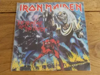 LP - Iron Maiden, The Number Of The Beast.