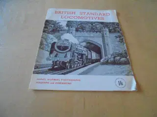 British Standard Locomotives - Gammelt hæfte med..