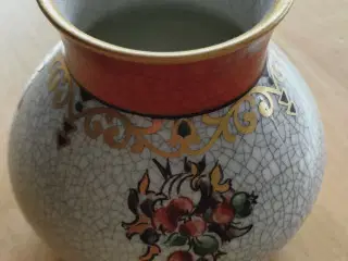 Lyngby Dahl Jensen krakele vase H 10 cm