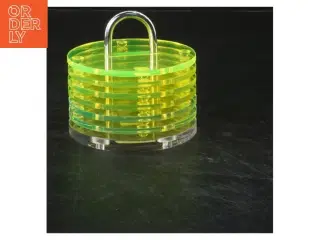 Neon Living coasters med holder (str. Ø 9 cm)
