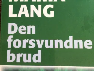 Maria Lang : Den forsvundne brud, morderens bog, m