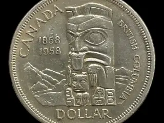 One Dollar 1958 Canada