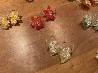 Blomster øreringe