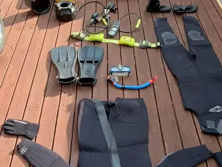 Dykker udstyr komplet