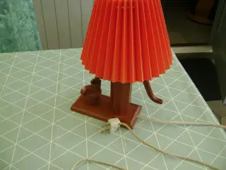 Retro Teak bordlampe