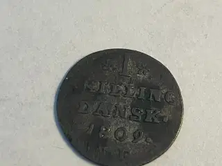 1 skilling 1809 Denmark