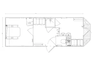 Type 660: Miljø- -Mandskabsvogn for 4 pers.