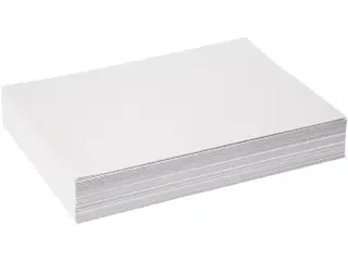 Tegnepapir, A4, ark 210x297 mm, 190 g, hvid, 250ark/ 1 pk.