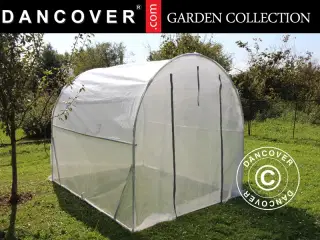 Polytunnel Drivhus 2x3,75x2m, Transparent