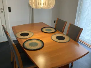 Skovby spisebord med 6stk stole