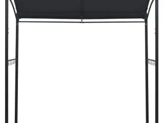 Grillpavillon 215x150x220 cm stål antracitgrå